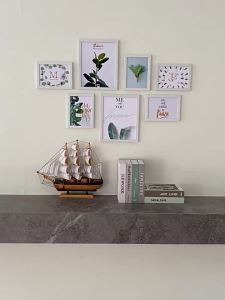 FENGHONGTAO | Creative No-Drill Photo Wall Frame Decor