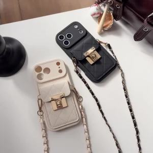 Leather Crossbody Phone Case for IPhone 17 Air 16 15 Plus 18 14 11 13 12 Pro Max Wallet Card Holder Protective Shockproof Cover