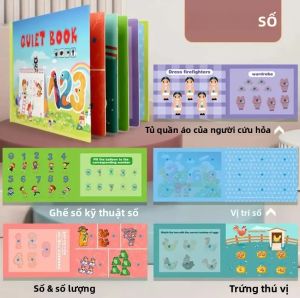 Đồ Chơi Bảng Cảm Giác Montessori Cho Trẻ Nhỏ Trẻ Mới Biết Đi Giúp Phát Triển Trí Tuệ Cho Bé Từ 3-12 Tuổi Sách Hoạt Động Học Tập Yên Tĩnh Quà Tặng