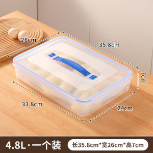 Large Capacity Pasta Storage Box Food Grade Sealed Preservation Box Hanging Pasta Storage Bucket Rectangular Plastic Container