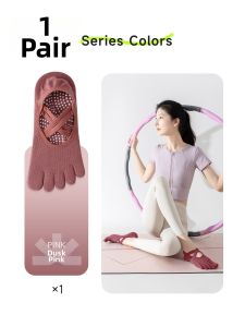 Tuban | Non-slip Fitness Socks for Yoga Pilates Women Summer Short Toe Separated