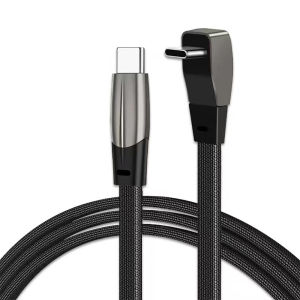 New Energy Car Dedicated for Tesla MODEL3/Y Car 60W Elbow Curved Mobile Phone Charging Cable Stand