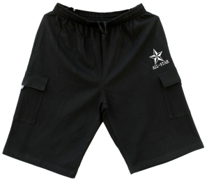 กางเกงขาสั้นทำงานผ้าฝ้ายแท้สำหรับผู้ชาย ทรงหลวม บาง 5 กระเป๋า กางเกงขายาวฤดูร้อนไซส์ใหญ่ กางเกงขายาวสไตล์ย้อนยุค สไตล์อเมริกัน