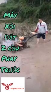 Máy xới đất chạy xăng 2 cầu phay trước giá rẻ tại Phú Thọ