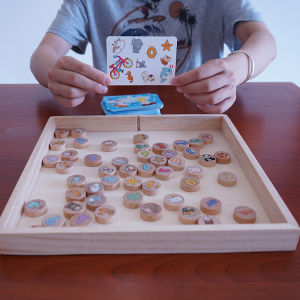 เกมการศึกษาเพื่อการเล่นแบบครอบครัวสำหรับเด็กชายและเด็กหญิง ช่วยเพิ่มความจดจำและสมาธิ ของเล่นที่สร้างสรรค์และสร้างสรรค์