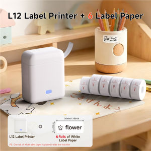 ORICO | Mini Ink-Free Thermal Label Printer Wireless Bluetooth Connect Portable Self-Adhesive Sticker Maker For Home Business
