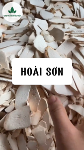 Hoài sơn 100g củ mài khô thái lát không tẩy trắng dùng hầm canh nấu cháo tiềm gà tốt cho tiêu hóa