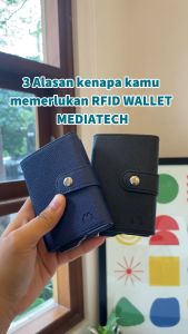 Mediatech Saffiano RFID Pop Up Card Holder Mini Wallet