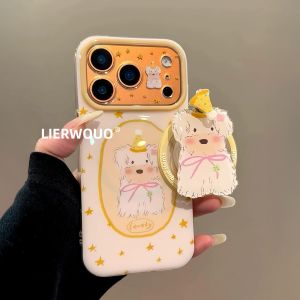 LIANGWU | Starry Pattern West Highland Cartoon Cute Fun Fashionable New Style Phone Case