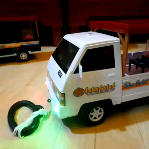 DT16 Mainan Anak Miniatur Mobil Pickup L300 Jualan Tahu Bulat Suara Dan Lampu