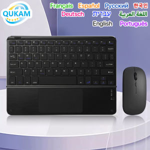 2026 New Multi-Touch Wireless Keyboard Mouse For Android iOS Windows Bluetooth Keyboard For iPad Xiaomi Samsung Tablet Phone