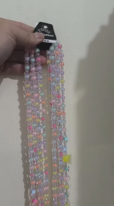 TALI HP PANJANG MOTIF MANIK MANIK MOTE MOTE LANYARD GANTUNGAN HANDPHONE