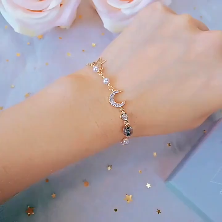 现货✨手链Bracelet Elegant Butterfly Pearl Sanrio Chain Bracelet 