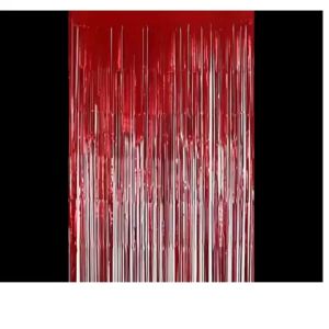 Tirai Birthday Rumbai Plastik Chrome Foil 200x100Cm: Dekorasi Unik untuk Acara Anda