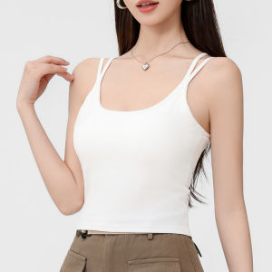 MiiOW | เสื้อชั้นในสายเดี่ยวหลังสวยสำหรับผู้หญิง MiiOW Cat ฤดูร้อน 2025 ใหม่ เสื้อชั้นในแบบมีแผ่นเสริมหน้าอกที่สวมใส่ได้ด้านนอก เสื้อชั้นในสตรี