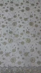 High-Quality Nigerian Aafrican fabric for women Beaded Lace Fabric 2026 Tulle Mesh Sequined for Womens Garments Sewing