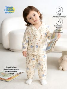 TONGLIANCHUXIN | Bamboo Cotton Long Sleeve Childrens Loungewear