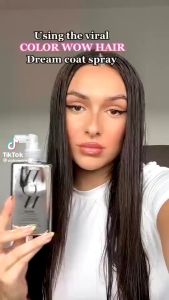 Color Wow dream coat super natural spray 200ml สเปรย์จัดแต่งทรง สำหรับผมหยิกชี้ฟู ช่วยให้ผมเรียบรื่น