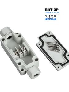 Waterproof BBT-3P Terminal Box One in And One out Wiring Closet Strong Electric PBT-3P Distribution Box Pass through Box