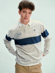 Champion | Long Sleeve Vintage College Style POLO Shirt