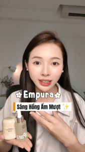 Combo Sáng Hồng Ẩm Mượt EmPura Serum Sáng Da Mờ Thâm Kem Dưỡng Ẩm Vùng Kín EmPura