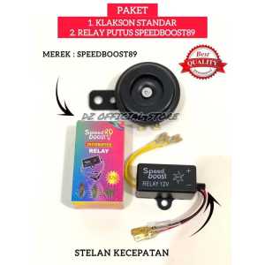 PAKET KLAKSON BEBEK + RELAY KLAKSON PUTUS PUTUS 12 VOLT UNIVERSAL HARGA 1 SET