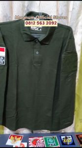 Kaos Tactical PDL PROPAM Kamuflase dan Warna S - 5XL Polo Lengan Panjang Bonus Free 3 Emblem Patch Prepet Perekat Velkro Army