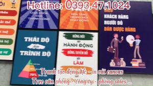 Tranh slogan văn phòng in canvas có khung và đinh treo tạo động lực làm việc hơn 300 mẫu đủ size 20x30cm 30x40cm 40x55cm 50x70cm 60x80