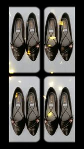 SY01 sepatu wanita flatshoes hitam untuk sepatu kerja sepatu sekolah dan sepatu kuliah