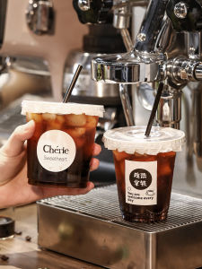 LIEHUFU | Disposable Plastic Transparent Cup with Lid