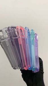 (Part 1) Soft Colour Case Poco X6 Pro Casing Super Series Transparant TPU + PC Combo Anti Shock Bumper