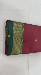 [Pre Order] SOFT LICHI SILK BEAUTIFUL RICH PALLU & JACQUARD WORK (Normal / Ready To Wear)_6061 ~ Delivery Lead Time : 10 days