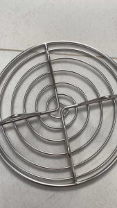 Vỉ nướng lò vi sóng inox 304 không rỉ sét 18cm Cao 3cm