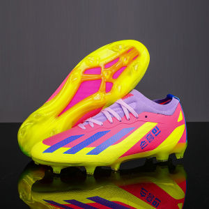 รองเท้าฟุตบอล 2025 ฤดูร้อนใหม่ ระบายอากาศได้ดี รองเท้าฝึกซ้อม แข่งขัน รองเท้าเด็กและผู้ใหญ่ หัวเข็มขัดแบบยาว รองเท้าฝึกซ้อม