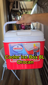 Orocan Cooler Ice Box 8L Heavy Duty | Insulated Cooler Box | Matibay Pang Outdoor Picnic Travel | Keeps Ice Cold Longer | Portable Ice Chest PH