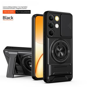 Magnetic Kickstand Shockproof Armor Phone Case For OPPO A58 A78 A60 A6X A78 Reno 15 14 13 12 Pro 13F 14F 15F Protection Cover ﻿