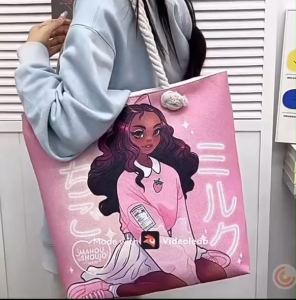 [THỜI TRANG HÀN QUỐC] Túi Tote Siêu To Khổng Lồ Họa Tiết Cute Hottrend Chất Xịn Cao Cấp