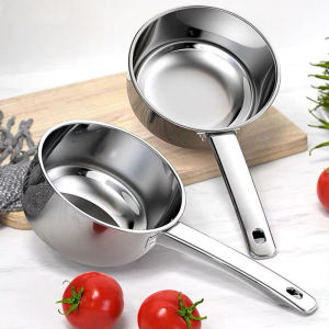 Stainless Steel Kitchen Water Spoon Short Handle Soup Spoon Commercial Use Scullion Water Skimmer Household Cooking Tool