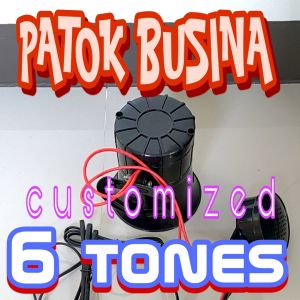 patok horn customized tunog mo ilalagay sa horn mo any tones pede 6 buttons 6 sounds total