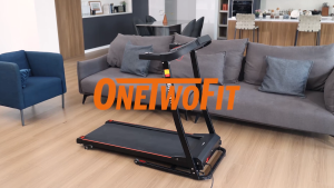 OneTwoFit Treadmill electric Foldable with Rotation Adjustment Mode and Bluetooth treadmill Heavy Duty Exercise Equipment