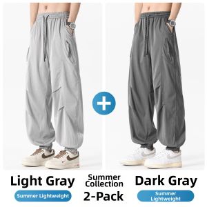 Paul Frank | Tencel Spliced Loose Fit Summer Sports Tapered Pants