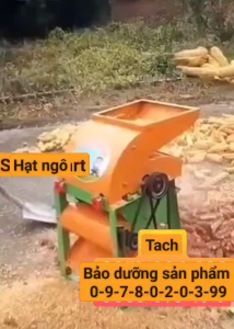 Máy bóc vỏ tuốt ngô mini giá rẻ