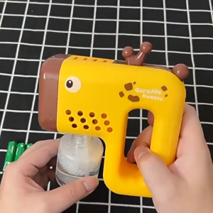 Mesin Gelembung Mainan Jerapah / Buaya Bentuk Tombol Mesin Gelembung Mainan Anak