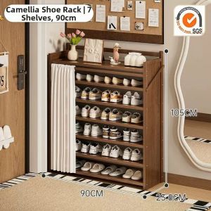 ZHUSHANXIA | Foldable Narrow Multilayer Door Shoe Rack