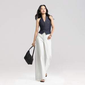HIPPIE MISS | Slim Fit Comfortable White Wide Leg Straight Jeans