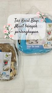 TAS PERLENGKAPAN BAYI KECIL BABY BOY & GIRL MOTIF PINGUIN PPT 1101