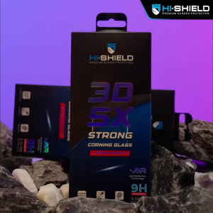 Hishield 3D 5X Strong Corning ฟิล์มกระจก For iPhone 17 / Air / 16 / 15 / Pro Max / Pro / Plus
