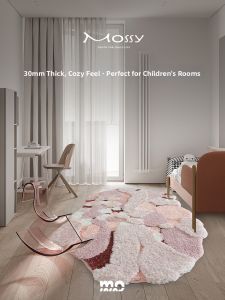 Mossy | Thảm Phòng Ngủ Phong Cách Công Chúa Màu Hồng INS