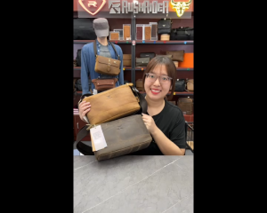 Rush Rider New Fashion Full Grain Cow Leather Sling Bag Men Shoulder CrossBody Messenger Bag Beg Lelaki Kulit Lembu Selempang