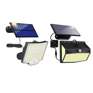 3 Modes Waterproof LED Solar Lights PIR Motion Sensor Outdoor Garden Wall Lamp